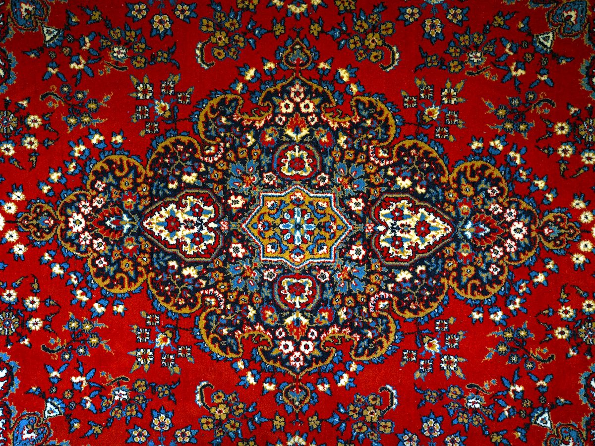Палас после чистки